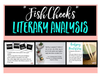 Preview of "Fish Cheeks" Short Story Analysis for Middle and High School
