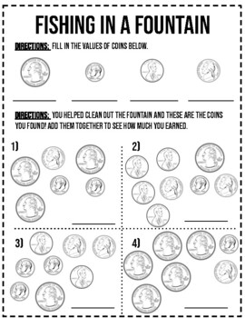 Coin Values Worksheets