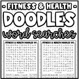 "Fitness & Health" Doodle Word Searches | Early Finishers,
