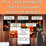 "Five Little Pumpkins" Inspired Digital Activities for Distance Learning