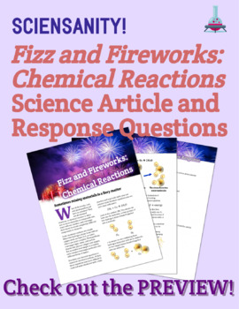 chemical reaction fireworks