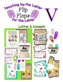 Teaching by the Letter - Flip Flops theme for Letter V
