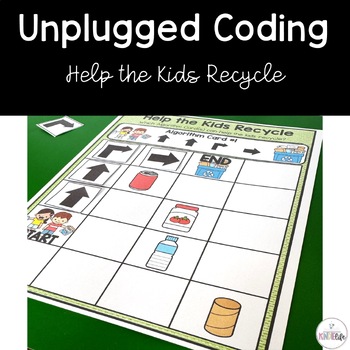 Preview of Unplugged Coding - Earth Day Theme