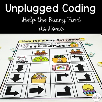Preview of Unplugged Coding - Spring Easter Theme