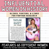 Women's History Month Slides & Posters | Influential Women