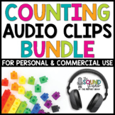 Counting Audio Clips BUNDLE - Sound Files for Digital Resources