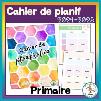 Preview of *Flash sale* Teacher planner - 2024-2025 - colorful