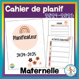 Teacher planner - Boho 2024-2025 in French