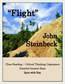 Preview of "Flight" by John Steinbeck: Guided Reading, Critical Thinking, Assessment