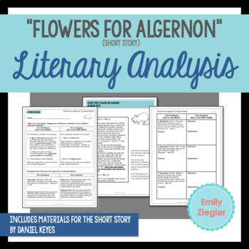 flowers for algernon short story analysis