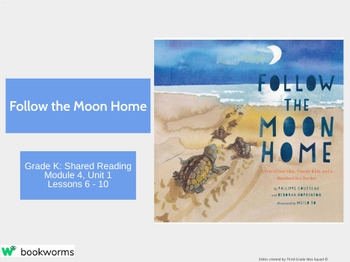 Preview of "Follow the Moon Home" Google Slides- Bookworms Supplement