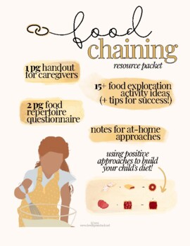 Preview of ** Food Chaining: Approaches + Activities for Sensory Picky + Problem Eating **