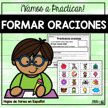 Preview of  Formar Oraciones | Spanish Sentence Practice
