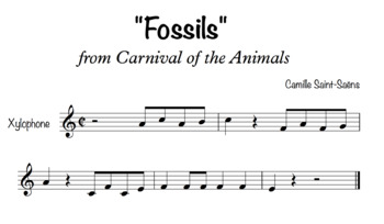 carnival of the naimals fossils song