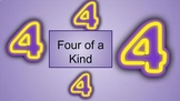 "Four of a Kind" Brain Game