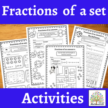 Preview of  Fractions of a Set Activities