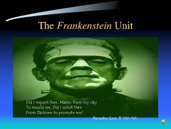 Preview of "Frankenstein" and Mary Shelley / A Basic Introduction