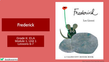 Preview of "Frederick" Google Slides- Bookworms Supplement