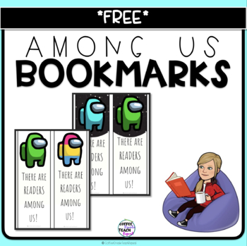 free among us bookmarks by coffee create teach repeat tpt