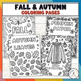 (Free) Fall Coloring Pages | Autumn Coloring Sheets