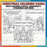 (Free) Holiday Christmas Coloring Pages | Xmas Coloring Sheets