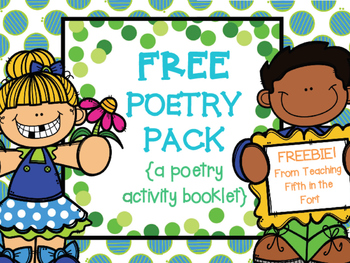 Preview of {Free!} Poetry Pack Writing Booklet