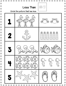 *Freebie* August Math Skills Packet- Special Education and Autism