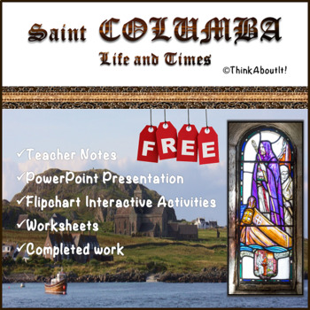 Preview of {Freebie} Christianity: St. Columba Life and Times