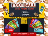 Voice Speech Therapy Football Voice Health Cards Freebie