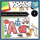 (Freebie) Letter Aa Practice Worksheets