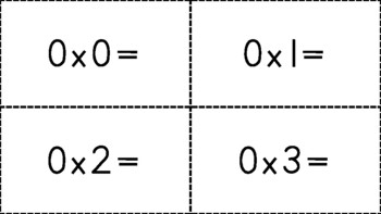 **Freebie** Multiplication Flashcards 0 to 12 by GroovyGrader | TPT