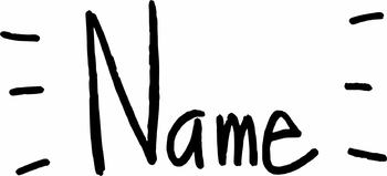 Name Clipart