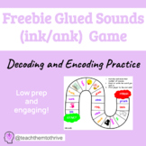 *Freebie No Prep Glued Sounds ink/ank Board Game with Deco