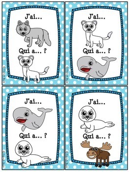 Les animaux - Ensemble de jeux j\'ai qui a.?