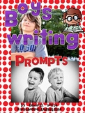 Writing prompts for boys. 57 pages! Writing table resource
