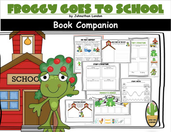 Preview of FREE "Froggy Goes to School" Book Companion