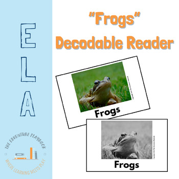 Preview of "Frogs" R-Control Decodable Reader and Game
