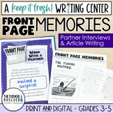 "Front Page Memories" Partner Article Writing  (Keep It Fr