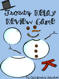 {Frosty Relay} Build-A-Snowman Review Game