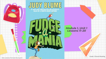 Preview of "Fudge-A-Mania" Google Slides- Bookworms Supplement