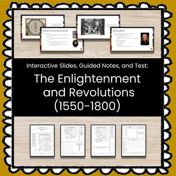 Preview of ★ Full Unit ★ The Enlightenment and Revolutions (1550-1800)