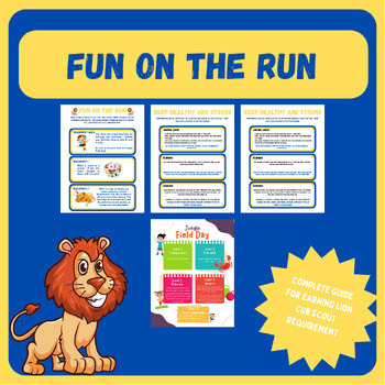 Preview of Fun on the Run, Lion Cub Scout Requirement