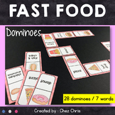 Dominoes - Fast Food Vocabulary