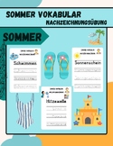 (GERMAN) 10 Summer Fun Tracing Pages for Kids