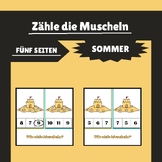 (GERMAN)Summer Seashells Counting: Sand Castle Counting Se
