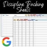 [GOOGLE SHEETS]: Discipline Tracking Sheets FREEBIE