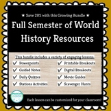 ★ GROWING BUNDLE ★ All History Lessons