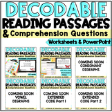 Decodable Reading Passages & Comprehension Questions Slide