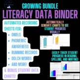 *GROWING BUNDLE* Literacy Data Binder