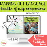 NO PRINT Mapping Out Language Functional Life Skills BUNDLE